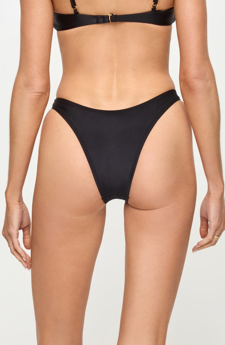 LSPACE Teagan O-Ring Bitsy Bikini Bottoms, Alternate, color, Black