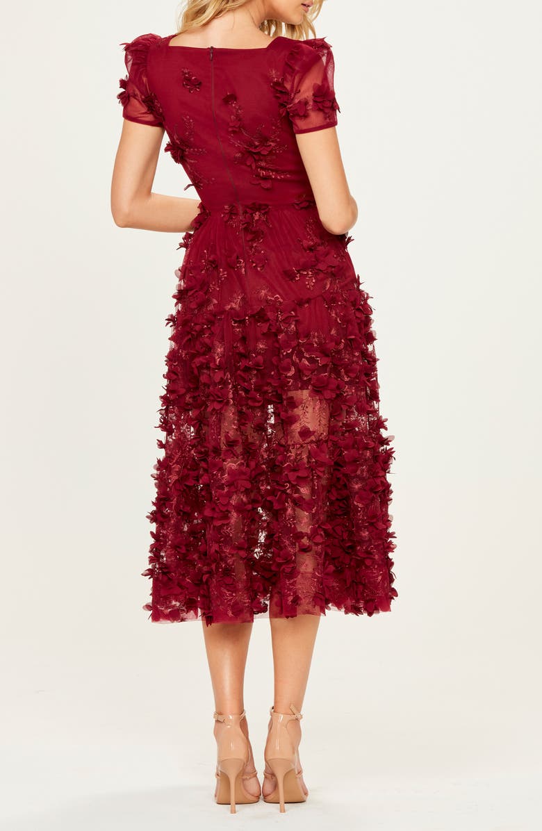 HELSI Heidi Floral Appliqué Cocktail Dress, Alternate, color,