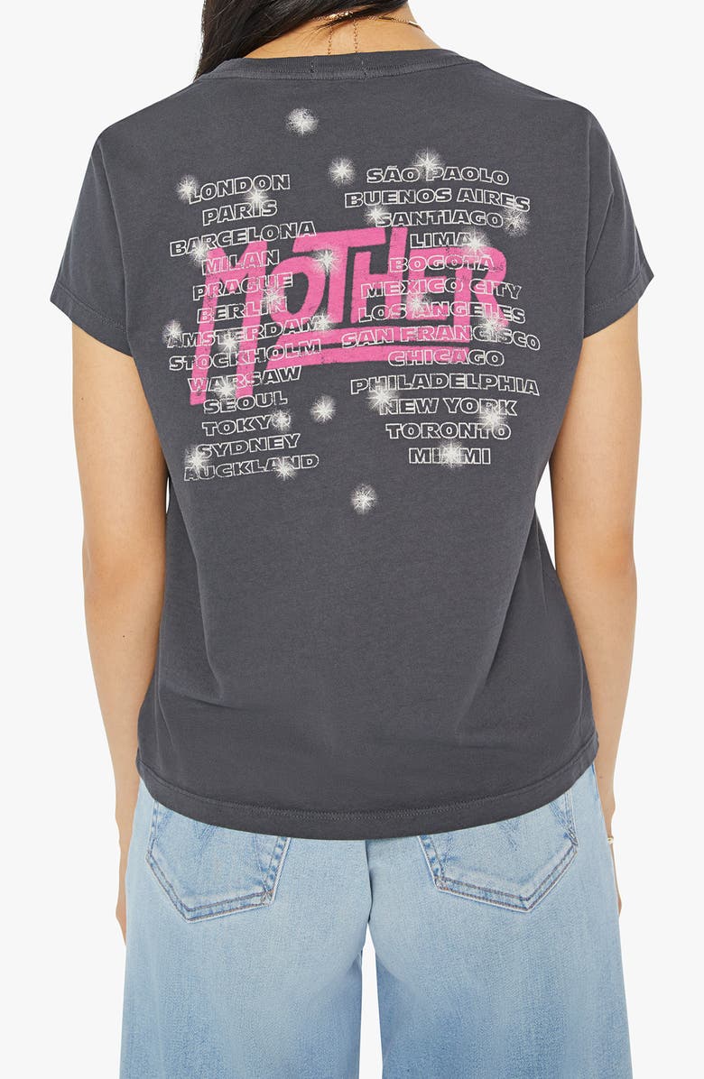 MOTHER The Goodie Goodie Embellished Cotton Graphic T-Shirt, Alternate, color,