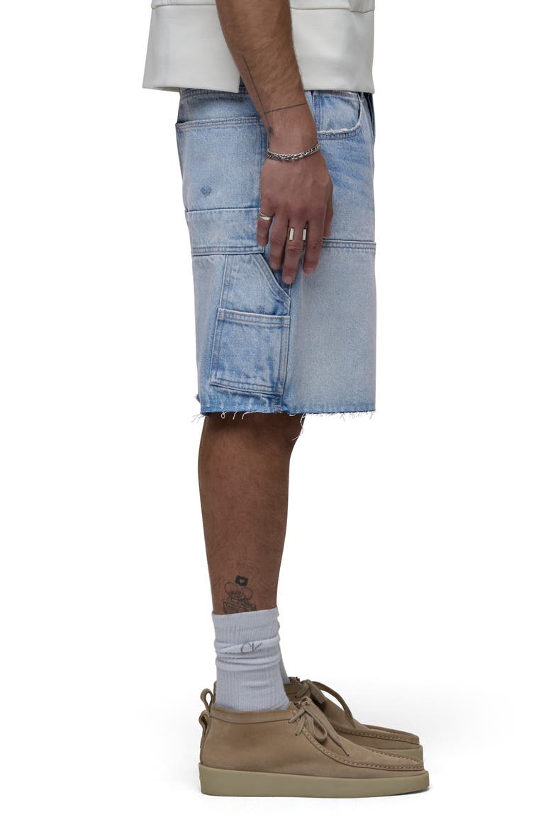 Cutoff Denim Carpenter Shorts, Alternate, color, EAST PARK