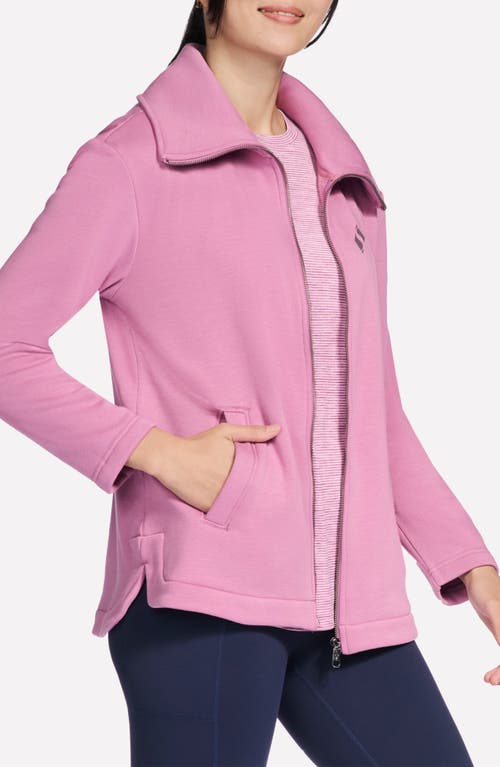 Skechers Go Snuggle™ Tunic Full Zip Jacket In Pink