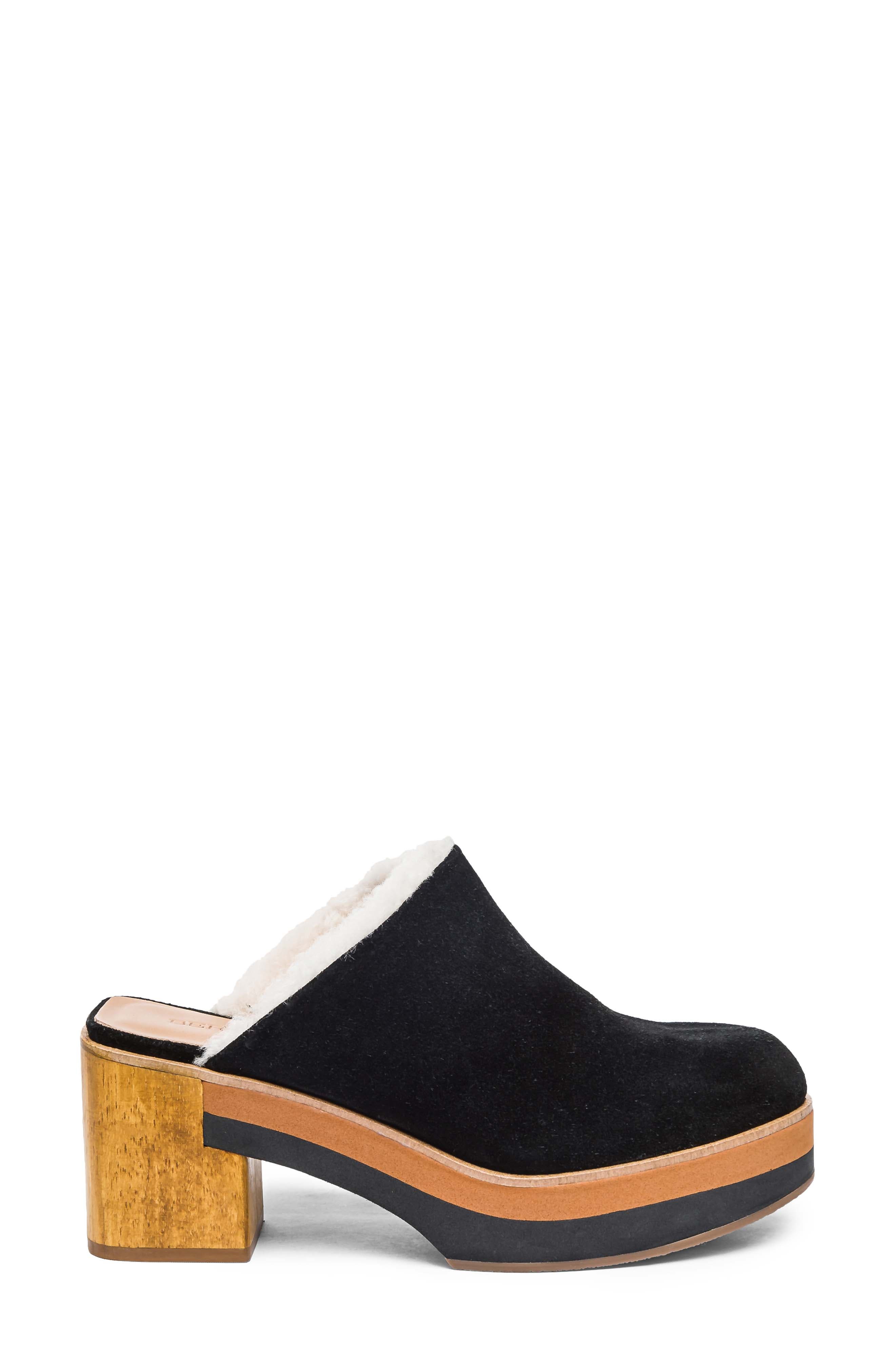 Bernardo Footwear Sky Genuine Shearling Lined Mule, Alternate, color, 