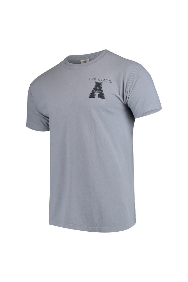 Appalachian State Mountaineers Comfort Colors Campus Scenery T-Shirt - Gray, Alternate, color, Gray