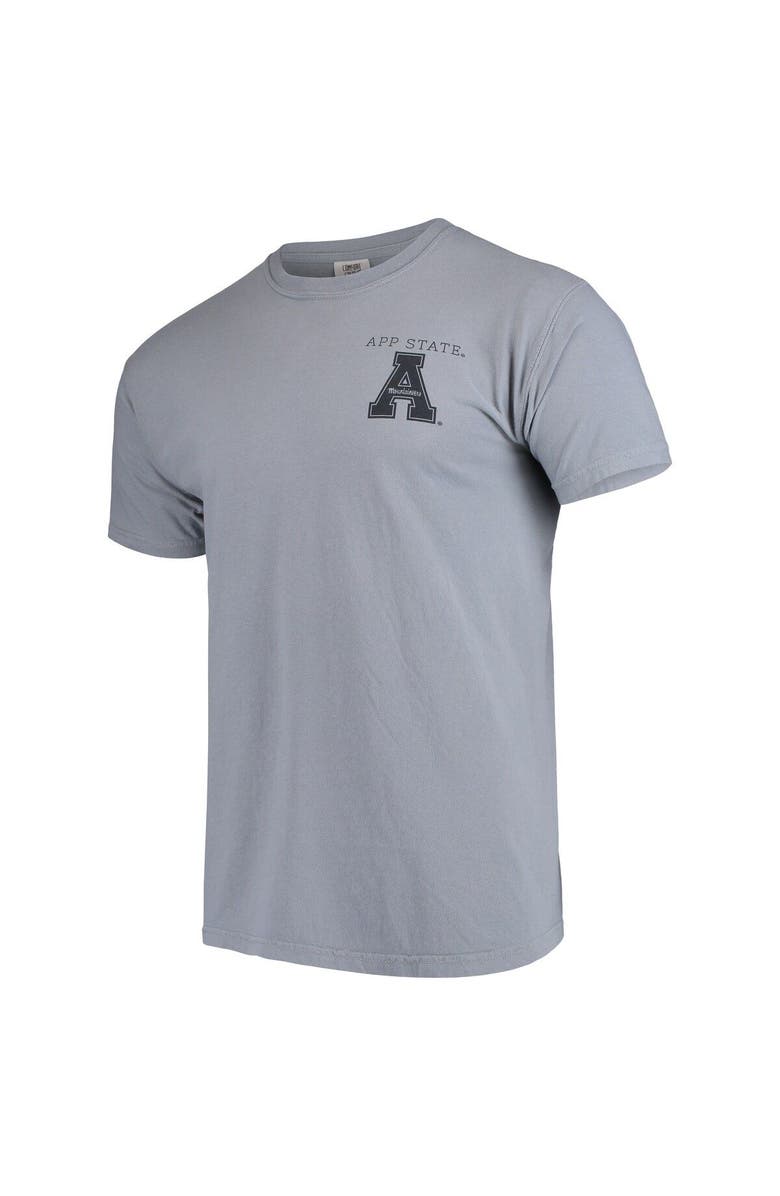 IMAGE ONE Appalachian State Mountaineers Comfort Colors Campus Scenery T-Shirt - Gray, Alternate, color,