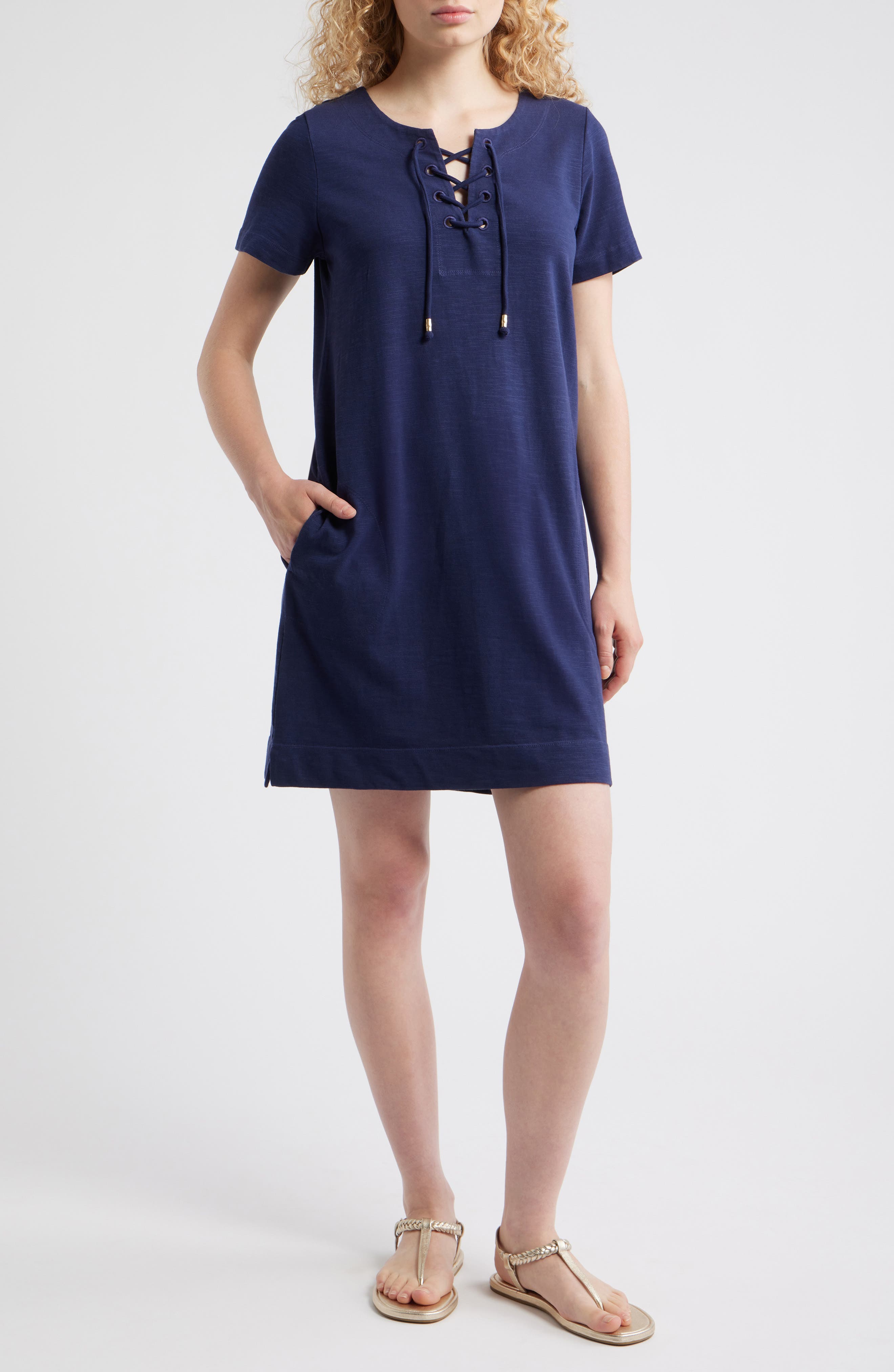 Tommy Bahama Sunset Harbor Short Sleeve Sundress