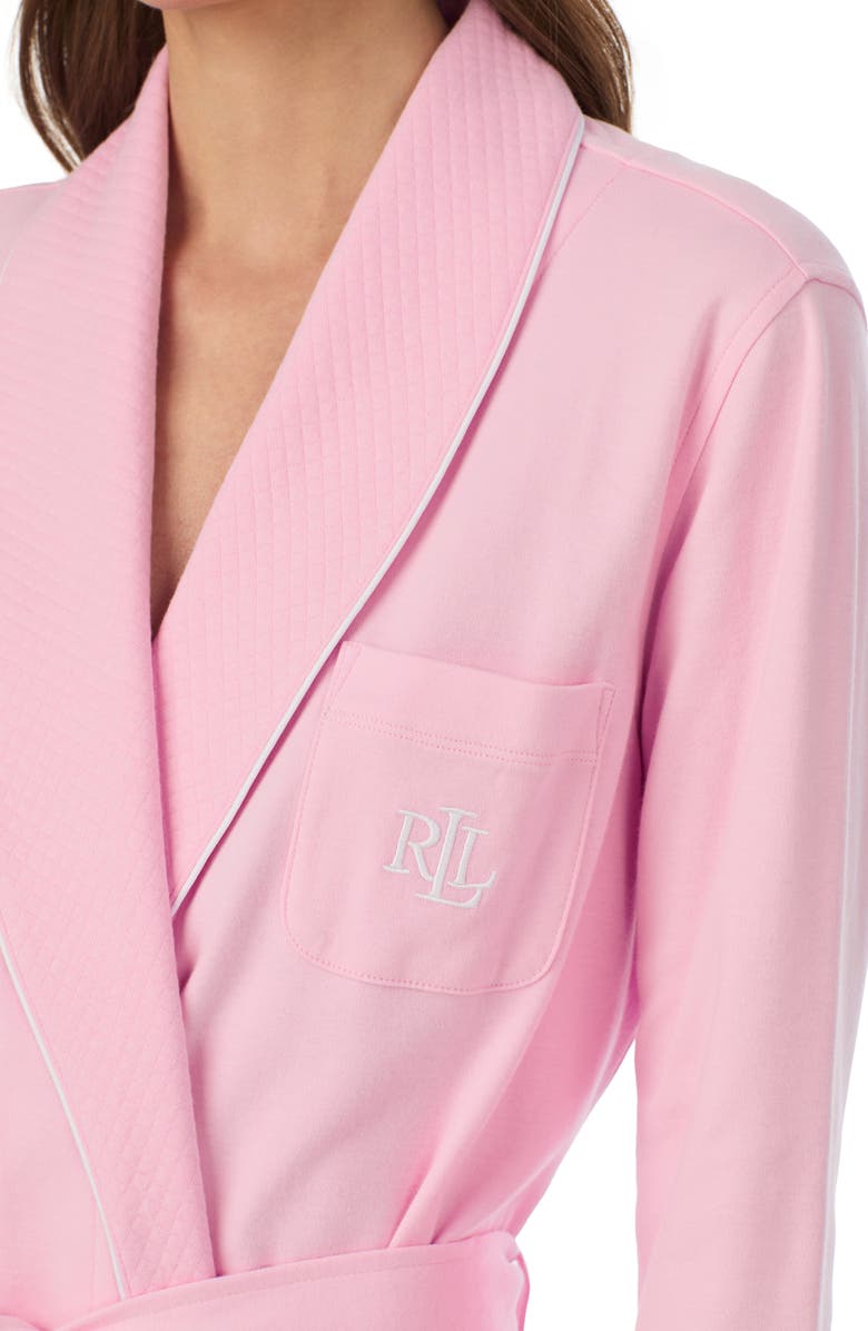 Lauren Ralph Lauren Quilted Collar Robe, Alternate, color, 