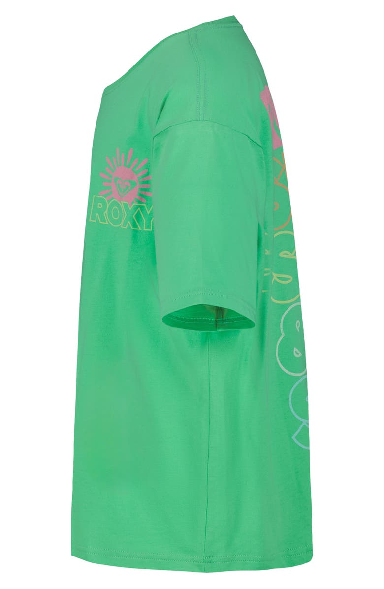 Roxy Kids' Oceanwave Oversize Cotton Jersey T-Shirt, Alternate, color, Meadow