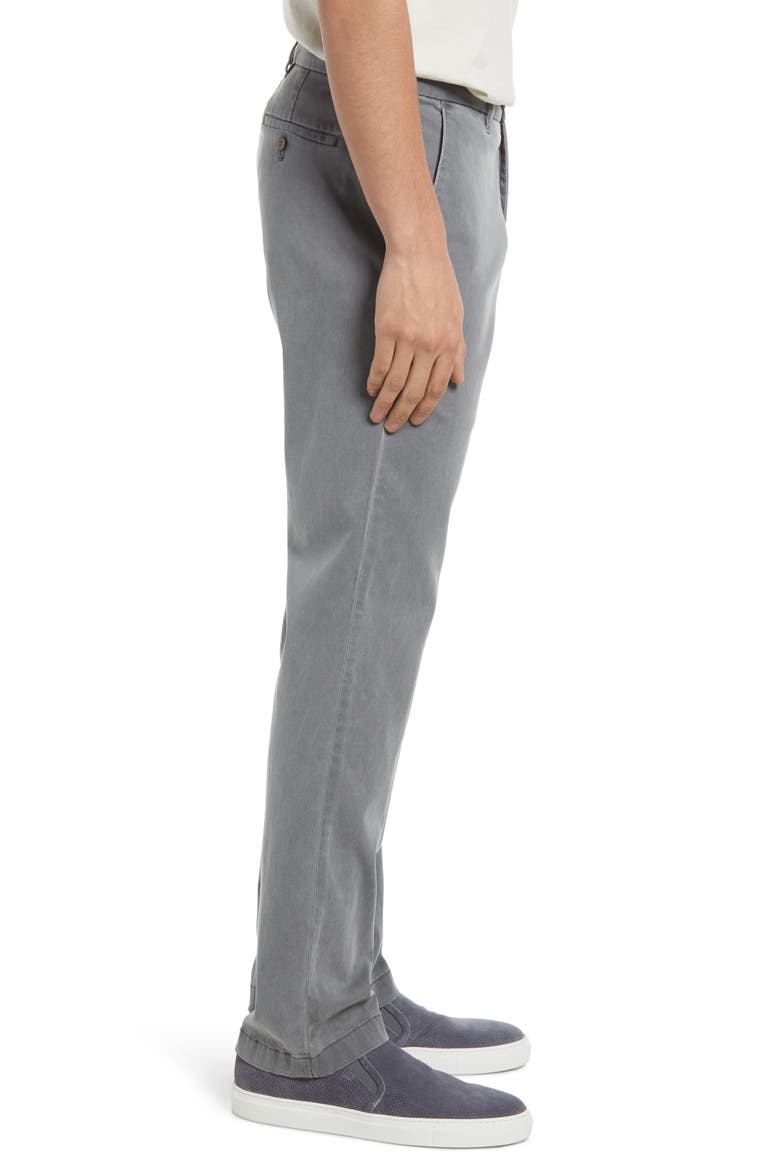 Boracay Straight Leg Flat Front Pants, Alternate, color, FOG GREY