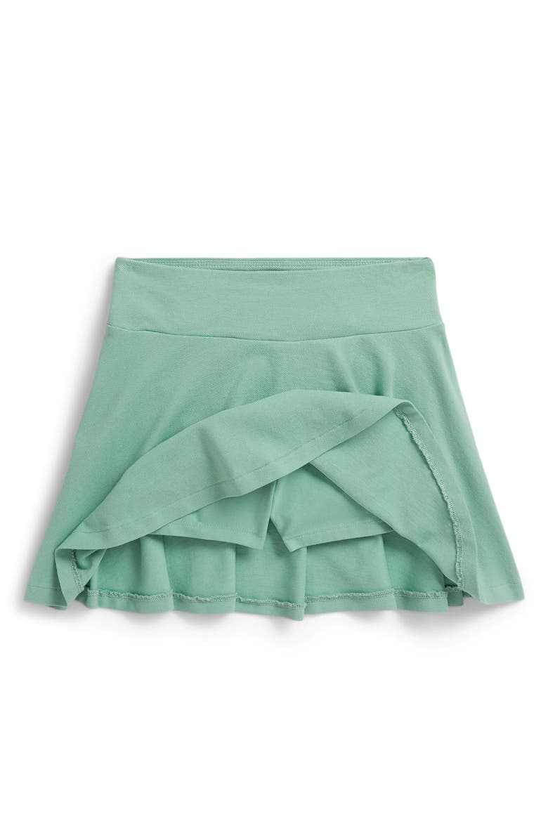 Polo Ralph Lauren Kids' Tennis Skirt with Built-In Shorts, Alternate, color, Green