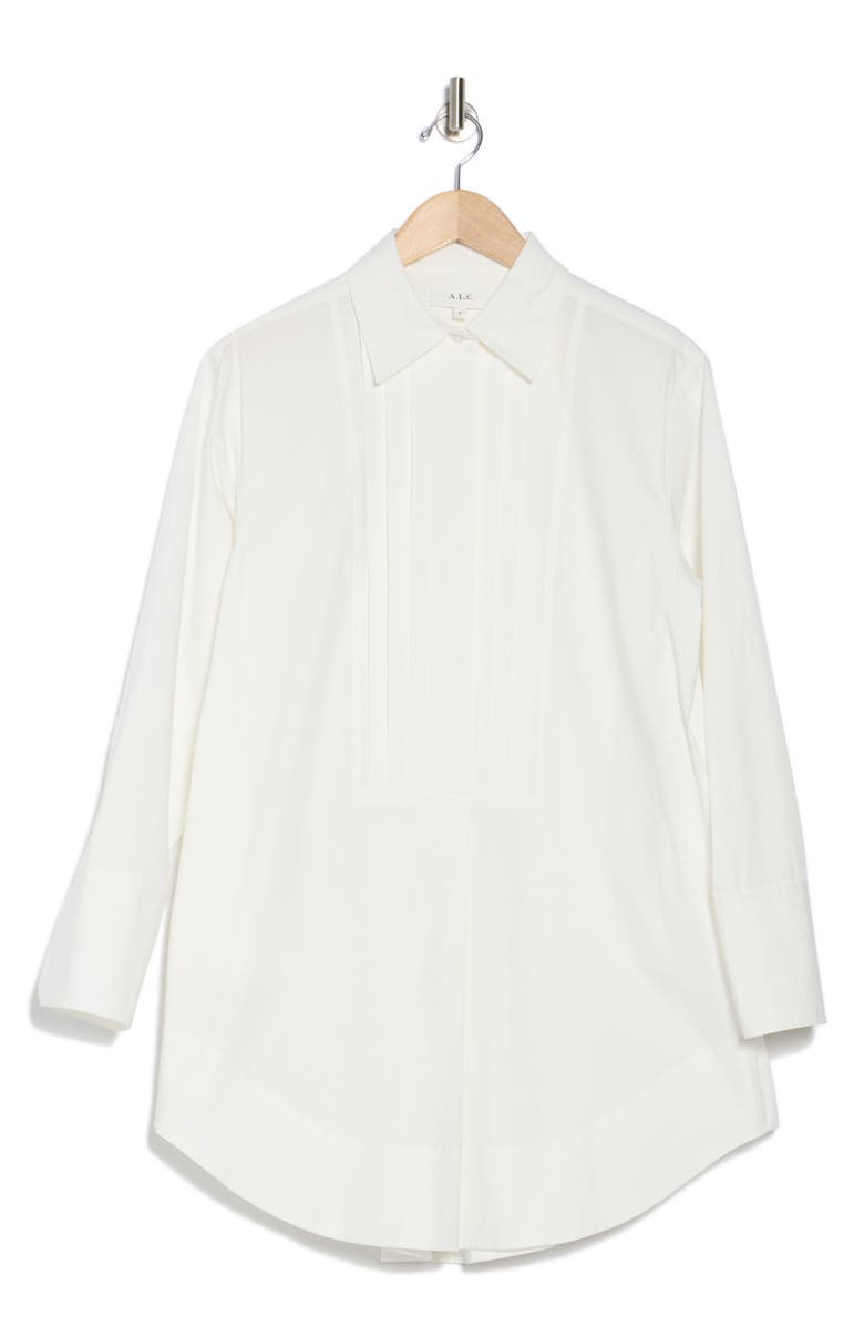A.L.C. Fallen Stretch Cotton Shirtdress, Alternate, color, 