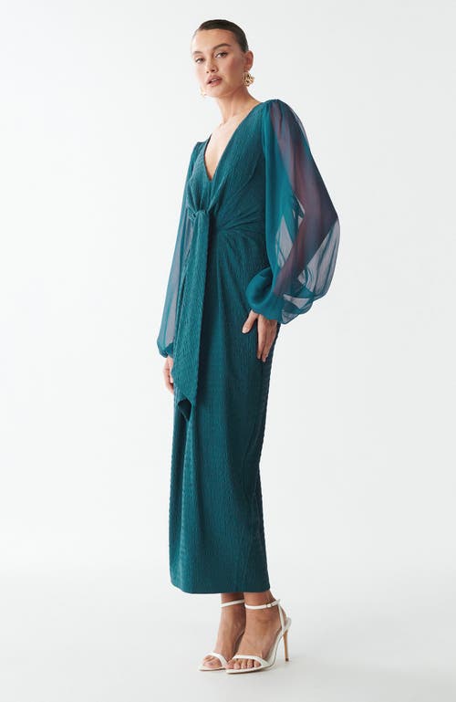 Savel Indiana Midi Dress In Blue