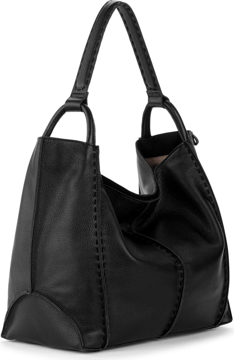 The Sak Los Feliz Large Tote Leather Bag & Iris Smartphone Bundle, Alternate, color, Black