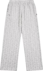 PAPER PLANES Plaid Knit Straight Leg Pants