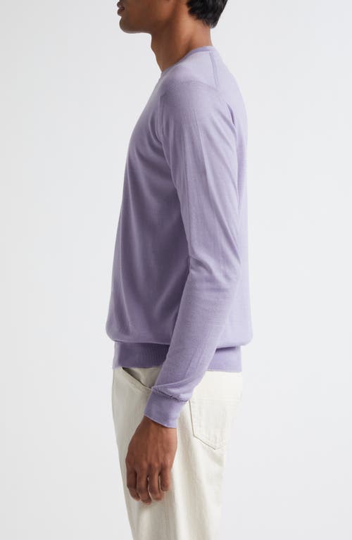 John Smedley Darley Merino Wool & Sea Island Cotton Gauze Sweater