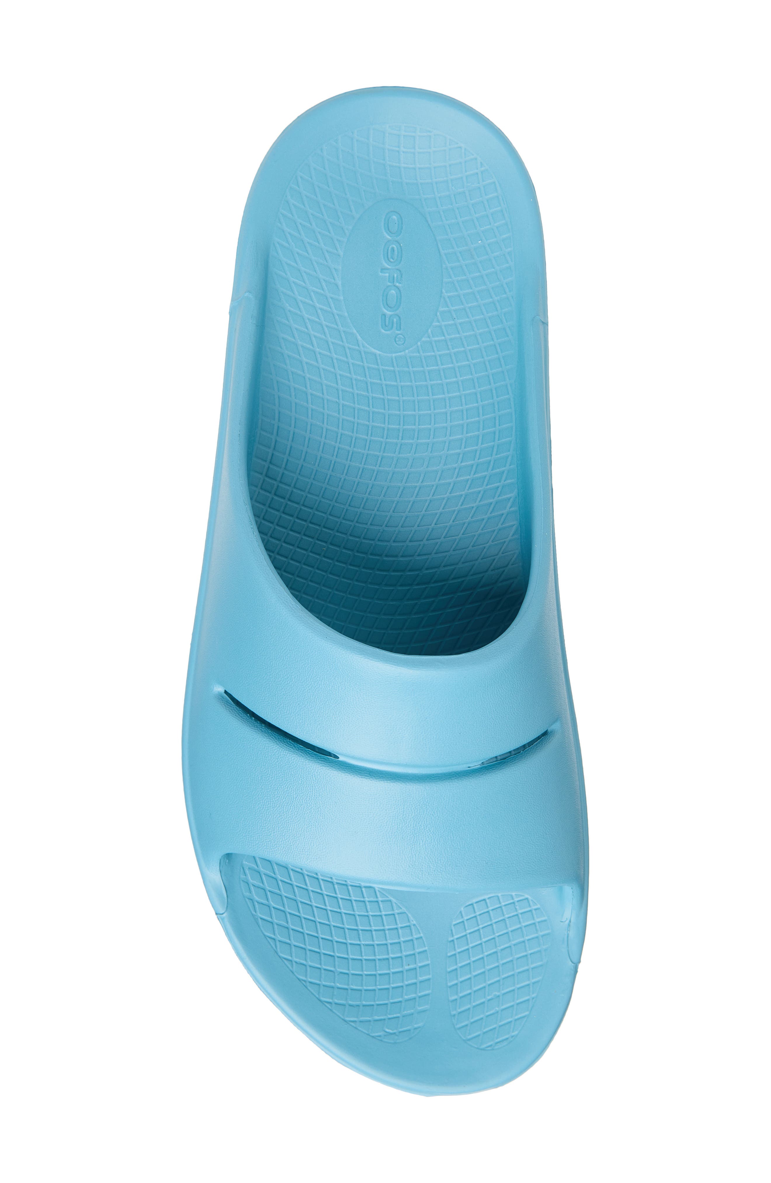 OOahh Slide Sandal, Alternate, color, OCEAN BLUE