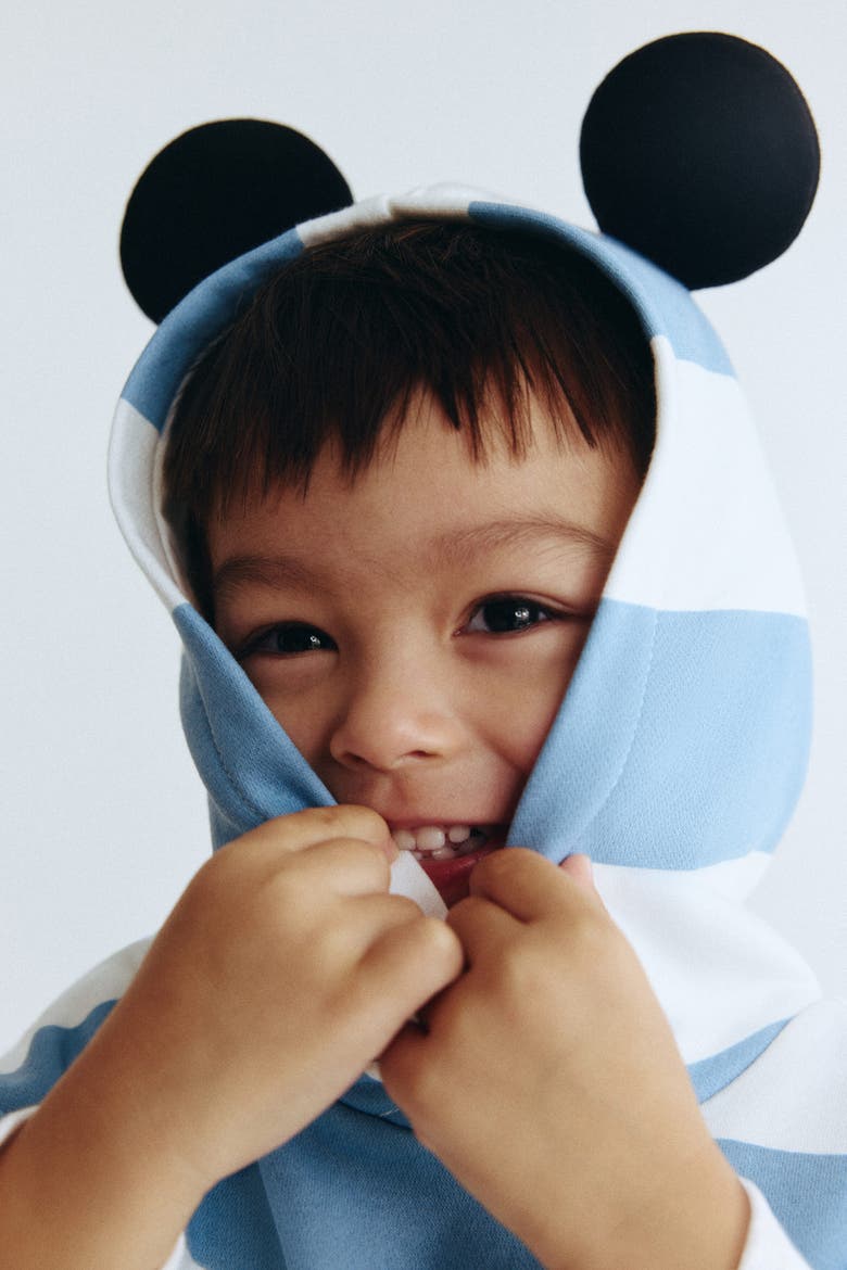 2-piece Hoodie And Joggers Set, Alternate, color, Light blue/Mickey Mouse