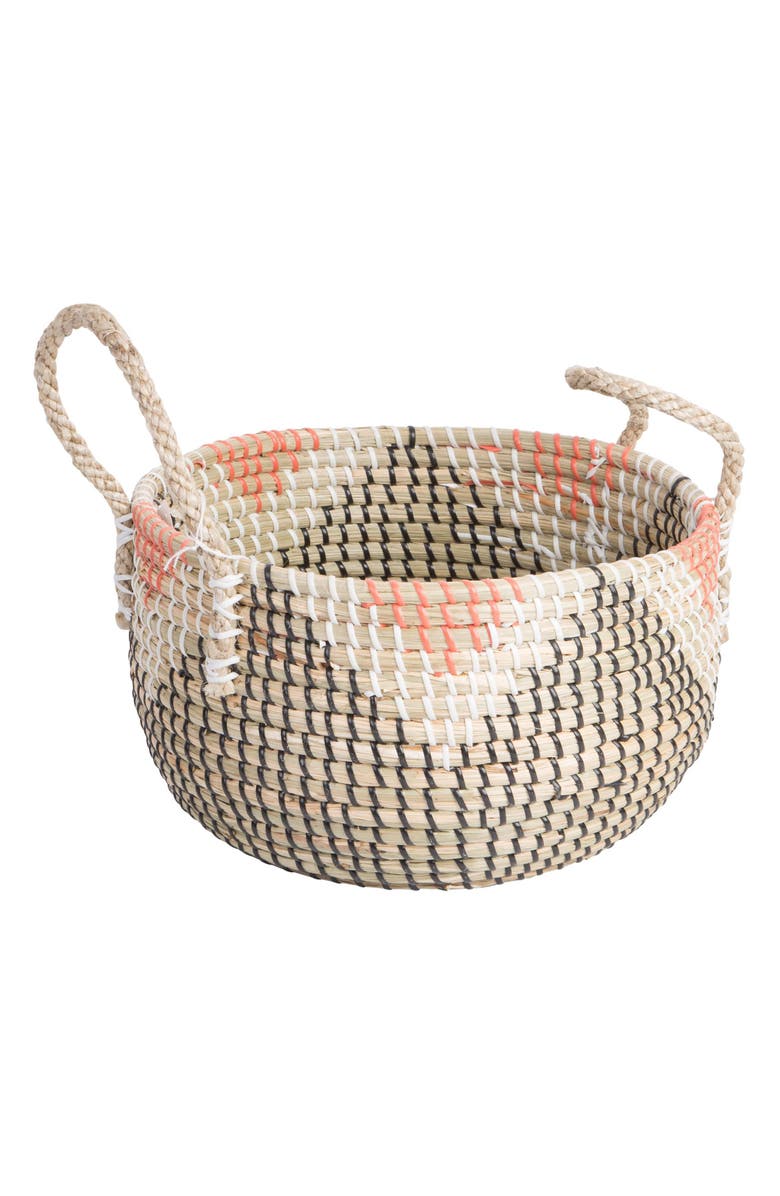 HOME ESSENTIALS AND BEYOND Ember Small Seagrass Basket - Set of 2, Main, color, 