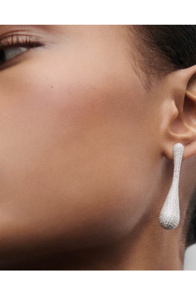 Pavé Glacier earrings, Alternate, color, Pavé