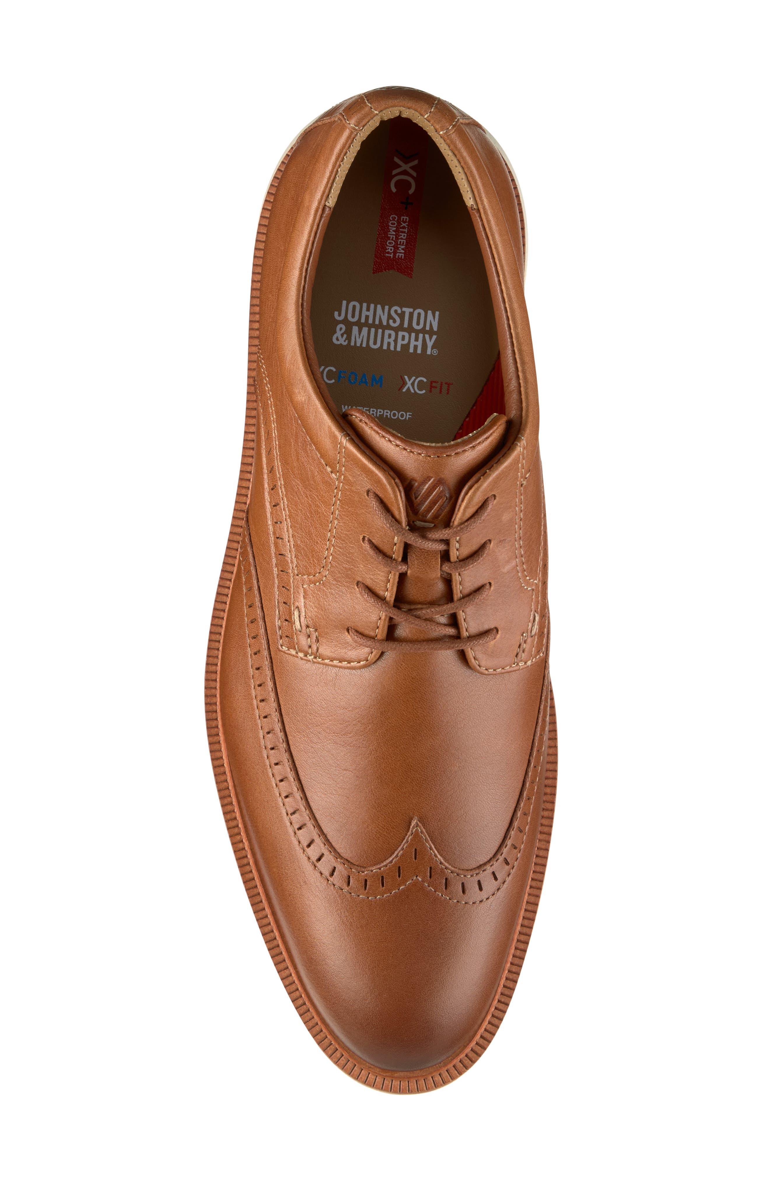 Parker Waterproof Wingtip Derby, Alternate, color, TAN WATERPROOF FULL GRAIN