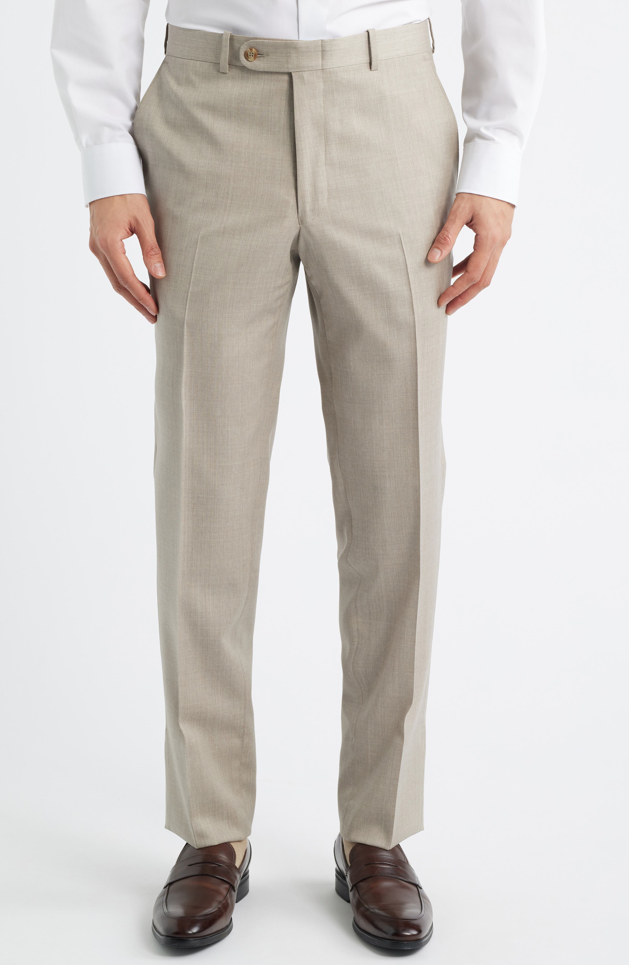 Peter Millar Flynn Classic Fit Tan Wool Suit — фото 6