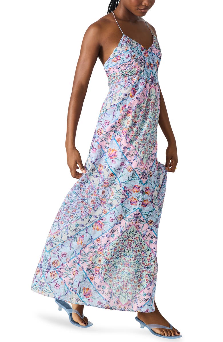 Steve Madden Brianna Print Sleeveless Maxi Dress, Alternate, color, 