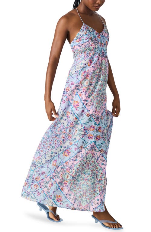 Steve Madden Brianna Print Sleeveless Maxi Dress In Multi