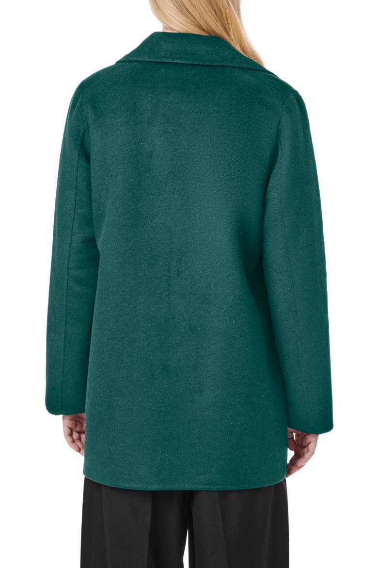 Double Face Single Breasted Jacket, Alternate, color, PINE GREEN