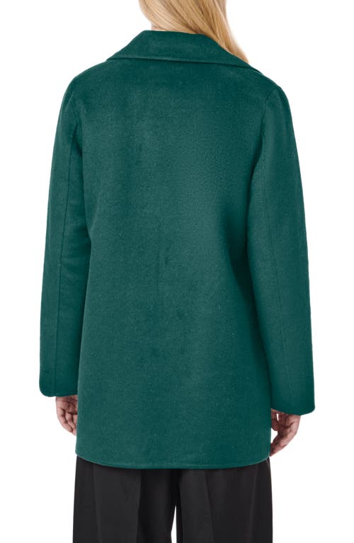 Bernardo Double Face Single Breasted Jacket In Green