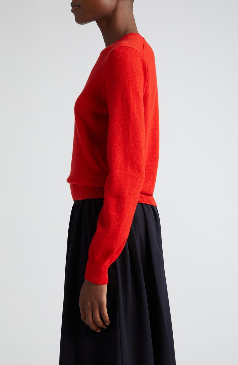 Comme des Garçons Comme des Garçons Cashmere Jersey Crewneck Sweater, Alternate, color, 