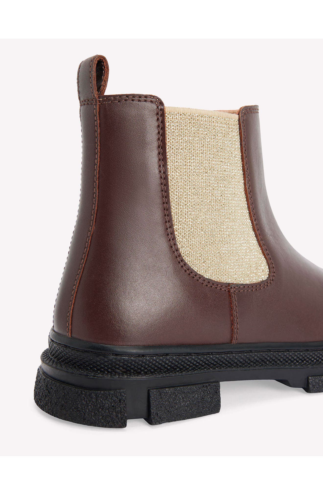 Kids' Chunky Chelsea Boot, Alternate, color, BROWN
