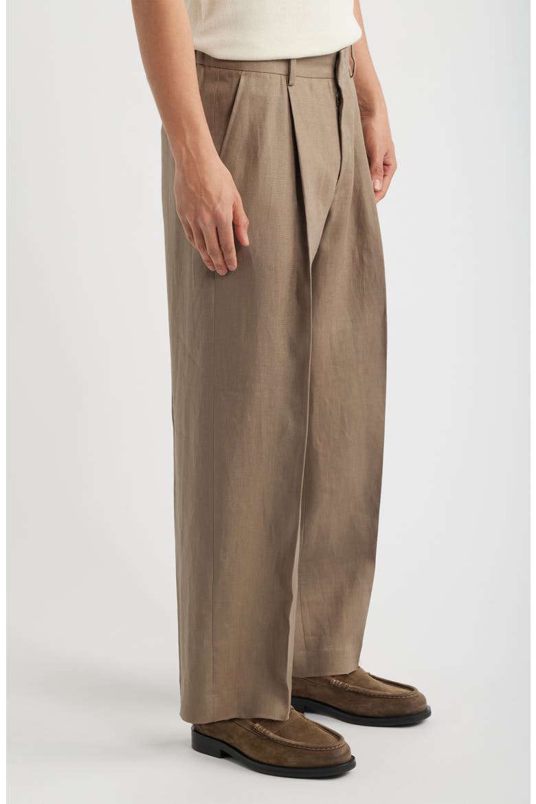 Kay 1454 Pleated Tapered Pants, Alternate, color, CLAY MIRAGE