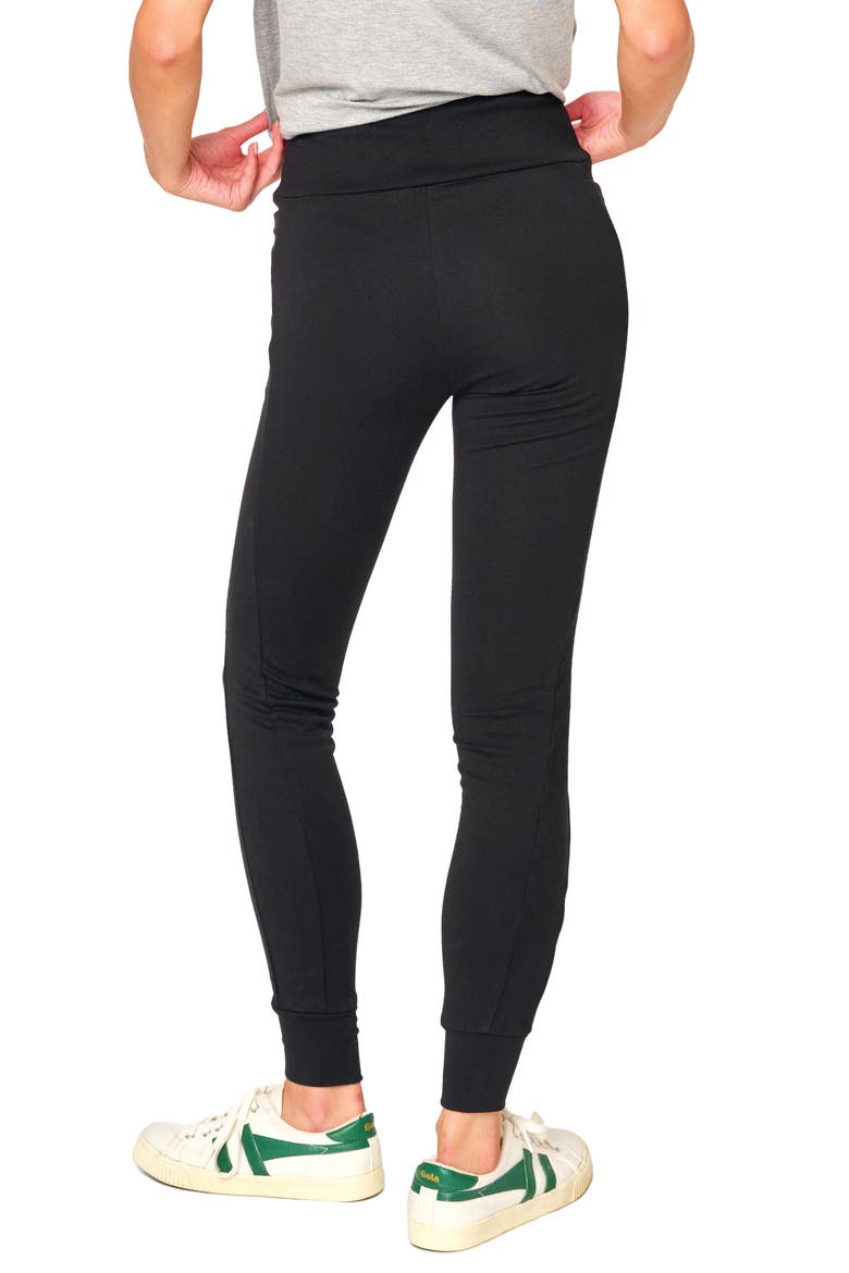 Essential Soft Ponte Pants, Alternate, color, BLACK
