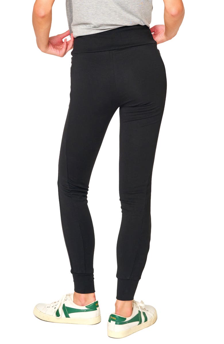 GIBSONLOOK Essential Soft Ponte Pants, Alternate, color, Black