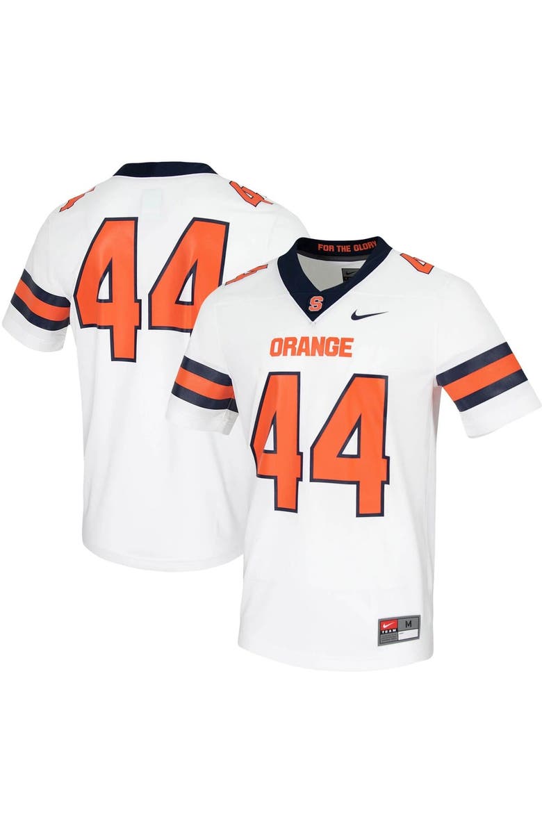 Nike Men's Nike #44 White Syracuse Orange Untouchable Game Jersey, Main, color, White