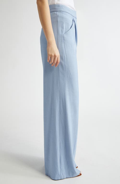 Veronica Beard Marbeau Wide-leg Pants In Bluebell