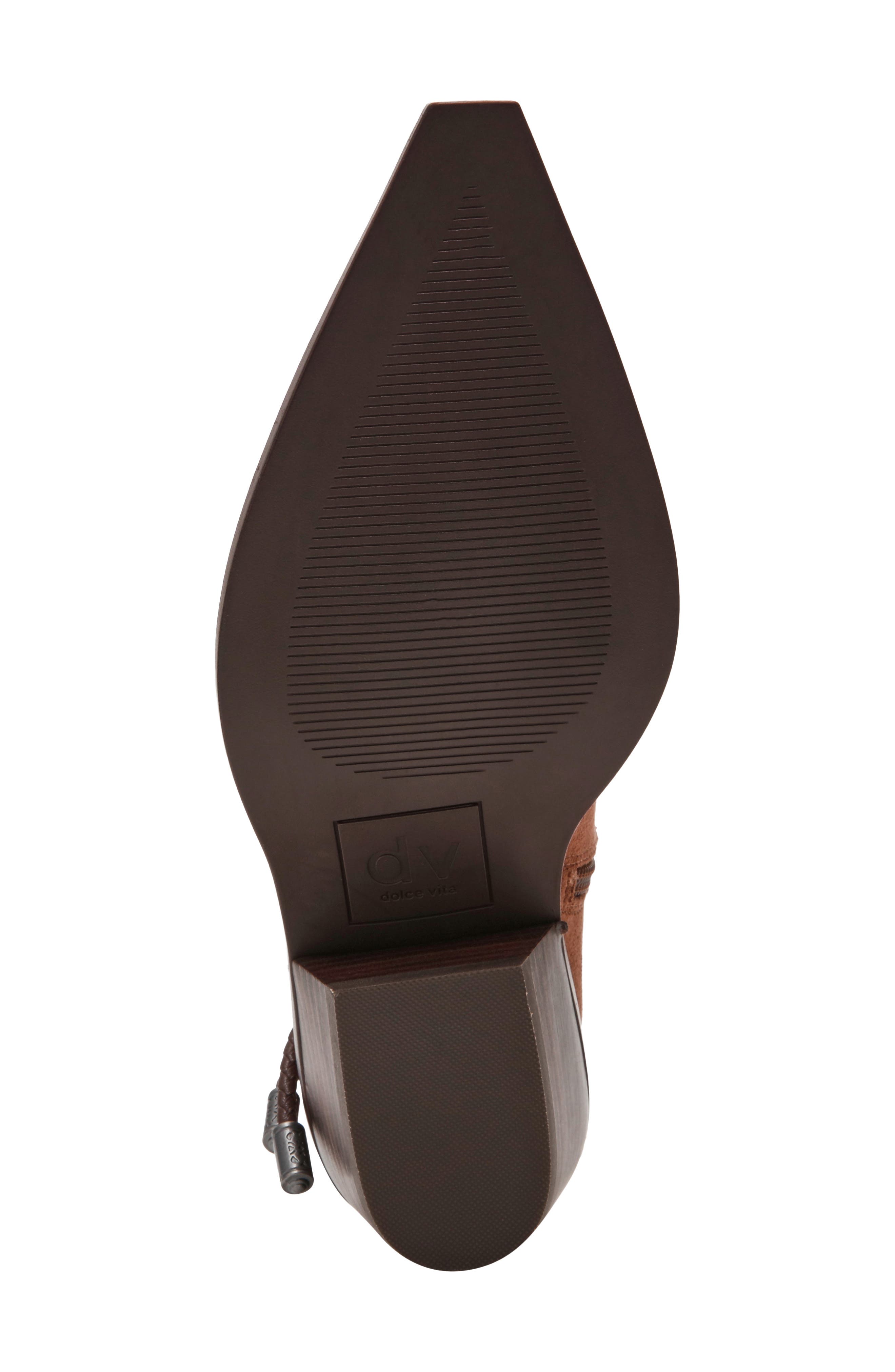Gennie Knee High Boot, Alternate, color, CHESTNUT