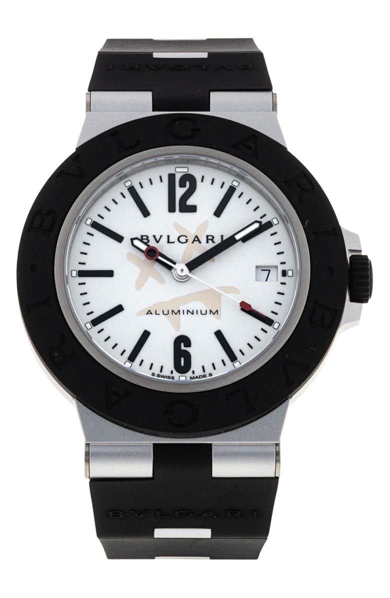 Watchfinder & Co. Bvlgari Preowned 2021 Steve Aoki Special Edition Aluminium 103539 Watch, 40mm, Main, color, 