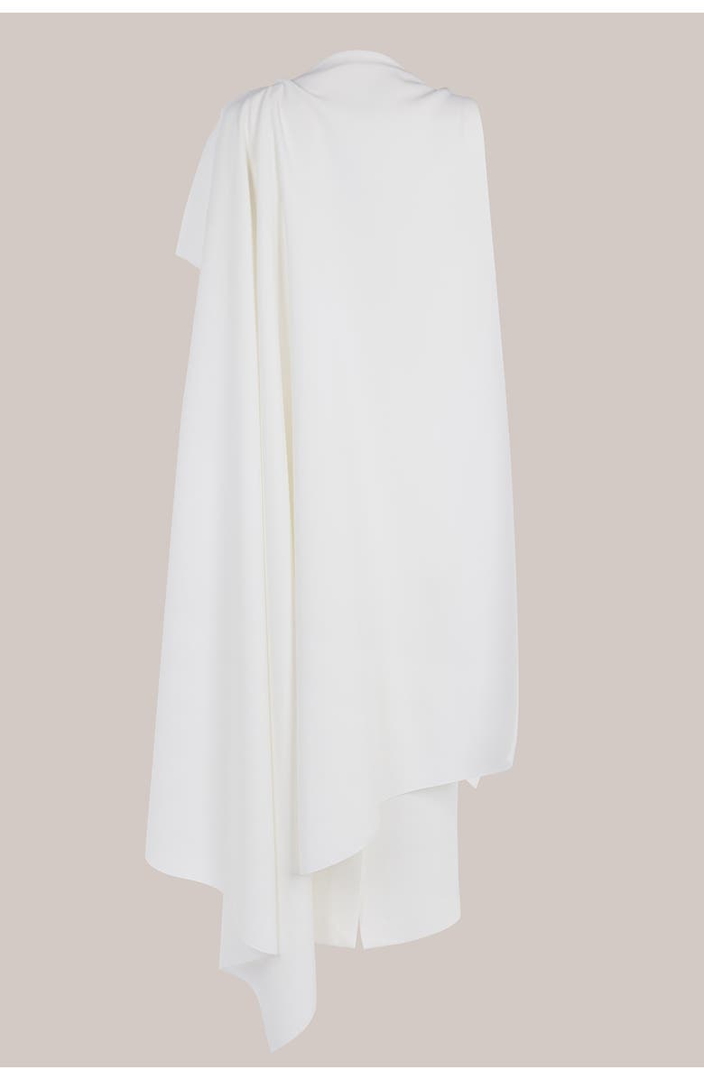 Roksanda Demetria Crepe Bridal Dress, Alternate, color, Ivory