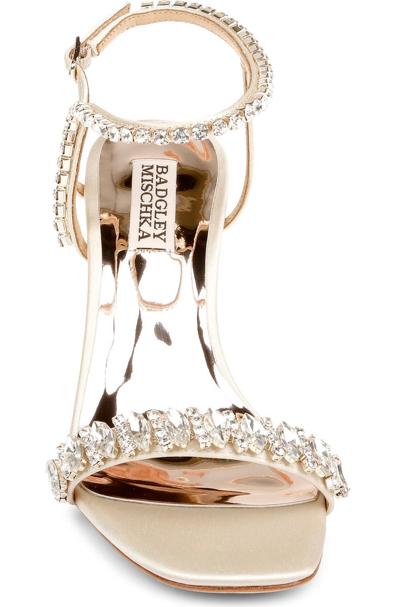 Badgley Mischka Collection Badgley Mischka Marilee Ankle Strap Sandal, Alternate, color, Ivory