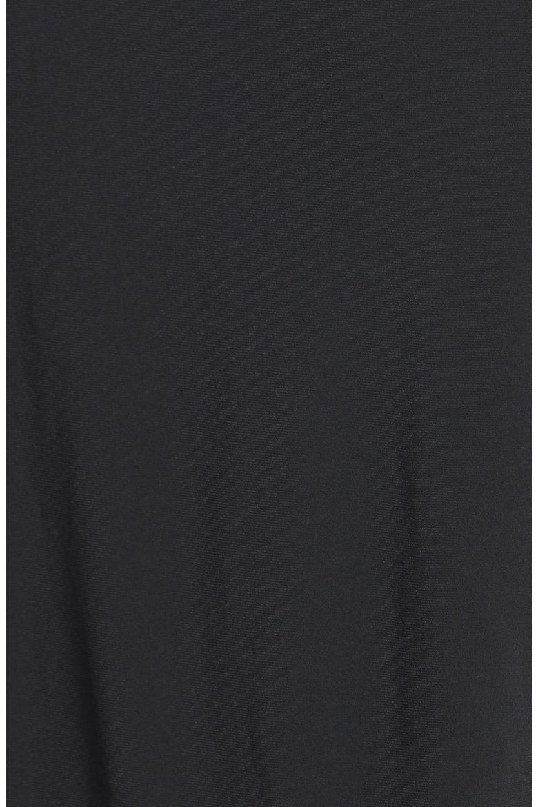 Zip Shoulder Raglan Top, Alternate, color, BLACK