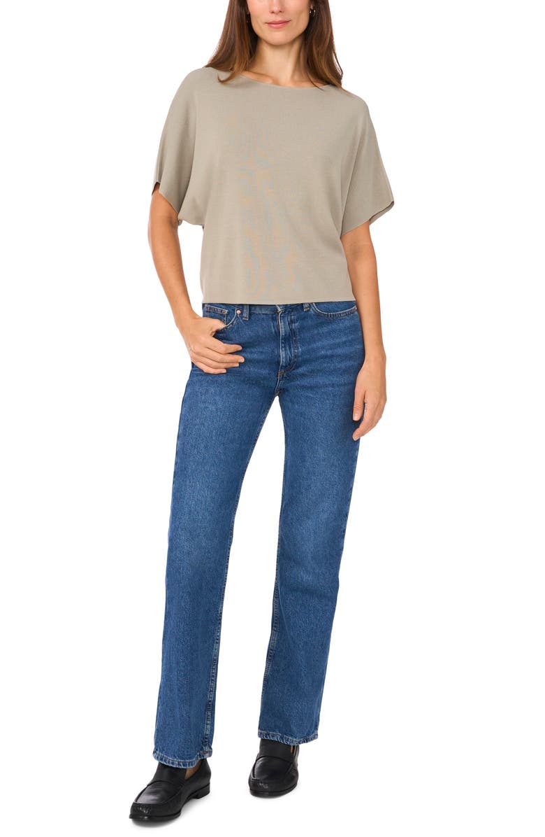 Short Sleeve Crop Sweater