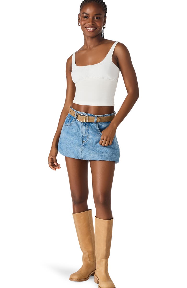 Steve Madden Luana Contrast Tank, Alternate, color, Antique