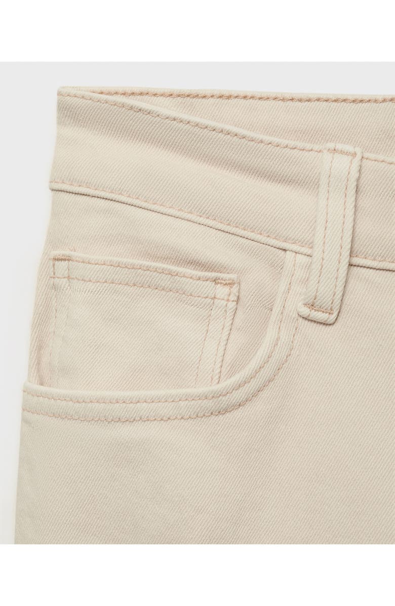 MANGO Flare Jeans, Alternate, color, Ecru