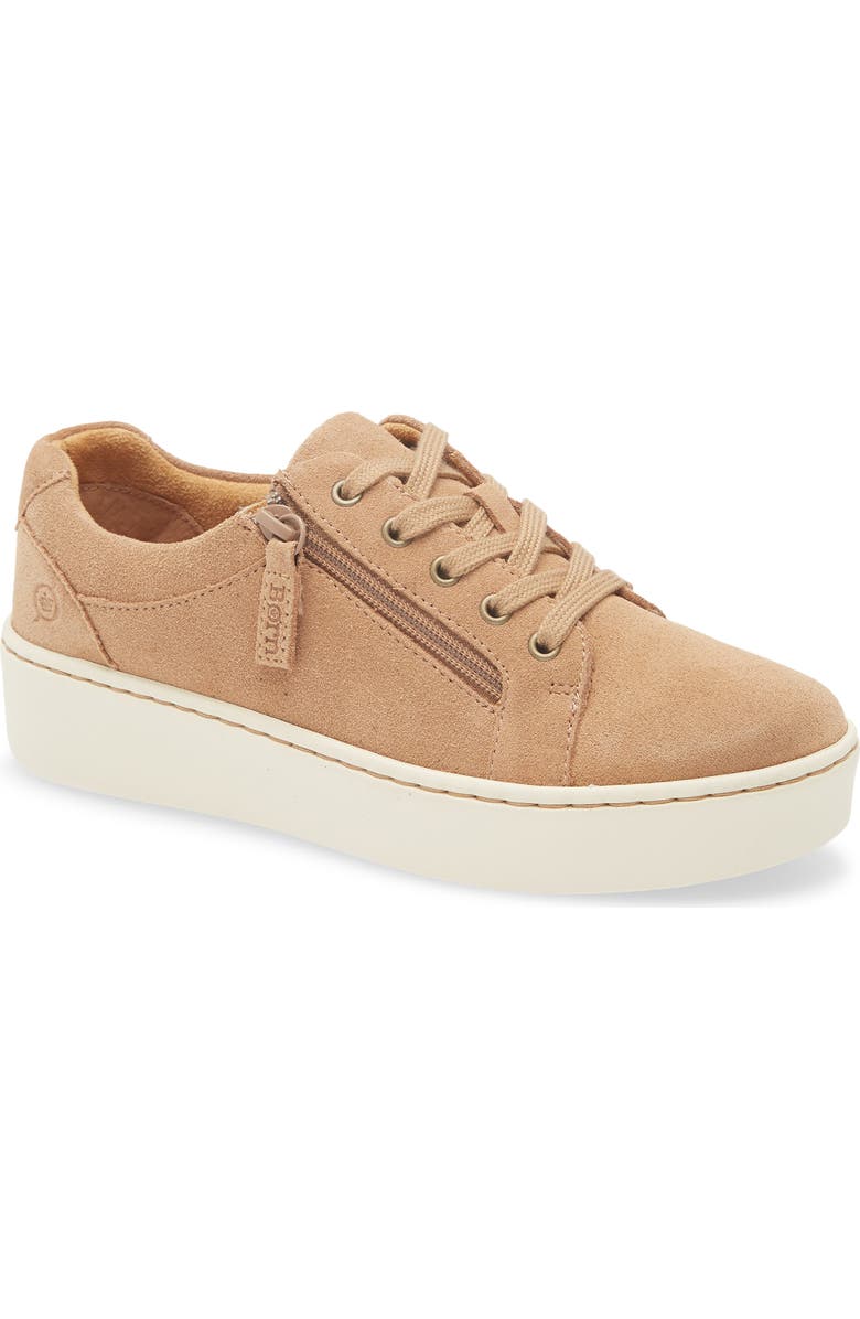 Børn Moxie Platform Sneaker, Main, color, Tan Leather