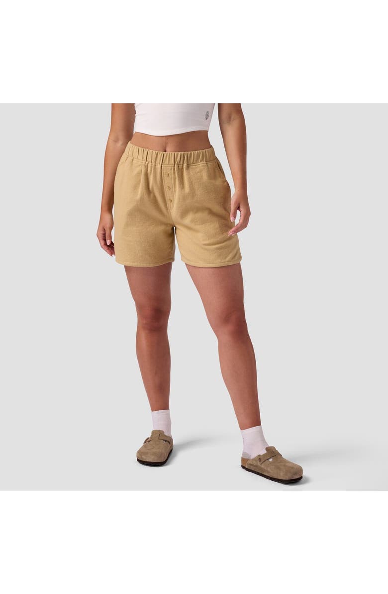 Stoic Finnley Flannel Short - Women's, Main, color, Taos Taupe