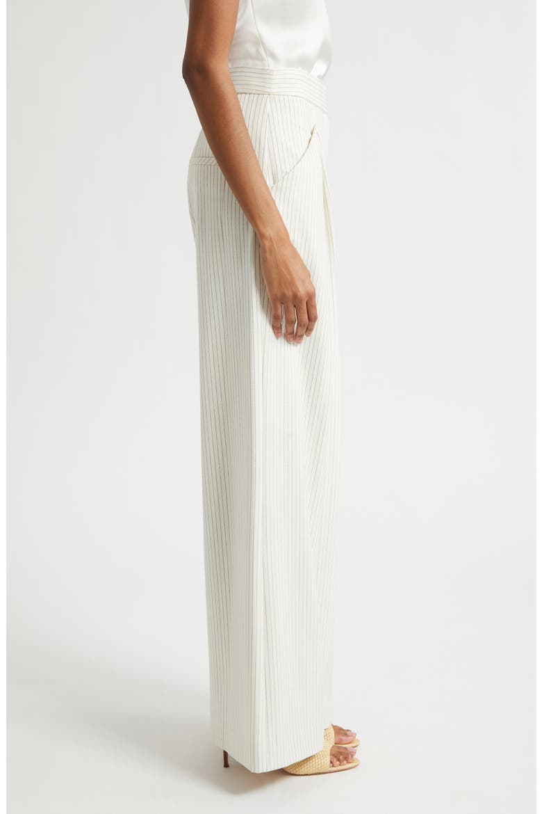 Rimini Wide Leg Pinstripe Pants, Alternate, color, DOVE MULTI
