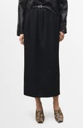 MANGO Gathered Maxi Skirt