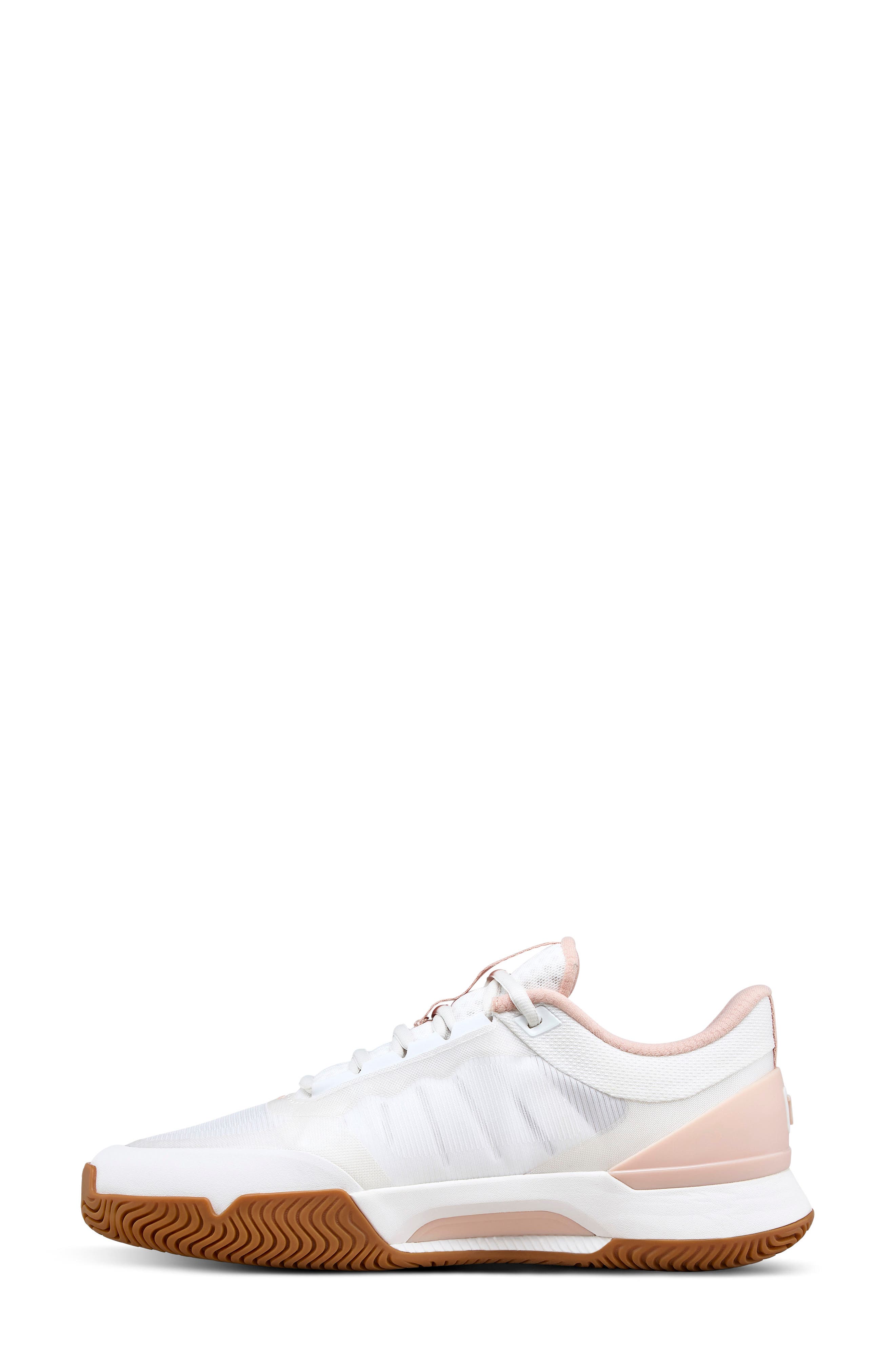 Intrigue Tour Tennis Sneaker, Alternate, color, WHITE/CAMEO ROSE/GUM1A