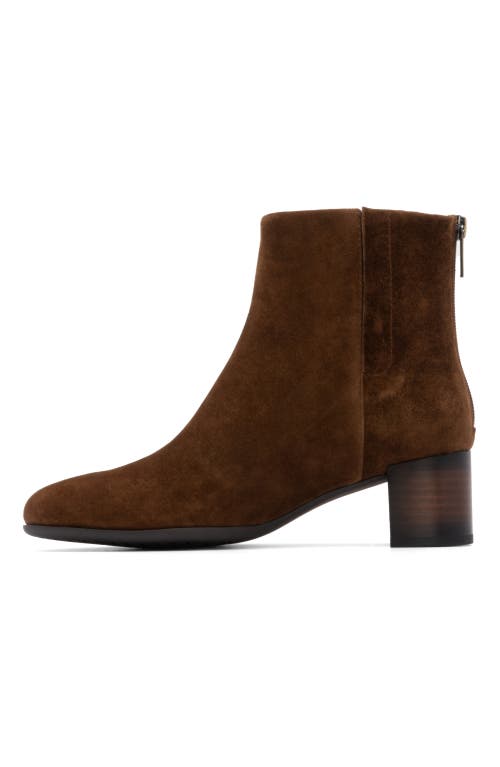 Abeo Plaza Back Zip Boot In Caramel - Regular