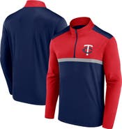FANATICS Men's Fanatics Navy Minnesota Twins Unstoppable Quarter-Zip Top